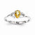 Sterling Silver Citrine Ring