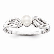 Sterling Silver Pearl Ring