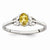 Sterling Silver Citrine Ring