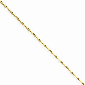 Sterling Silver Flash Gold-Plated Box Chain