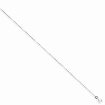 Amore La Vita Sterling Silver Rhodium Box Chain