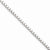 Sterling Silver Box Chain Anklet