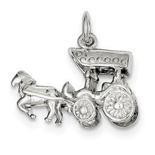 Sterling Silver Horse & Carriage Charm hide-image