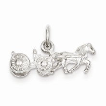 Sterling Silver Horse & Buggy Charm hide-image