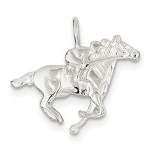 Sterling Silver Race Horse Charm hide-image