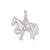 Horse Charm in Sterling Silver