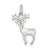 Sterling Silver Deer Charm hide-image