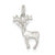 Deer Charm in Sterling Silver