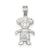 Sterling Silver It's A Girl Charm hide-image