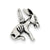 Donkey Charm in Sterling Silver