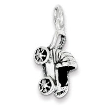 Sterling Silver Baby Buggy Charm hide-image