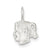 Sterling Silver Girl Head Charm hide-image