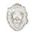 Sterling Silver Lion Head Charm hide-image