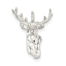 Sterling Silver Deer Head Charm hide-image