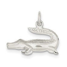 Sterling Silver Alligator Charm hide-image