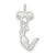 Sterling Silver Cheerleader Charm hide-image