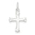 Sterling Silver Fleur De Lis Cross Charm hide-image