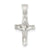 Claddagh Cross Charm in Sterling Silver