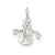 Snowman Charm in Sterling Silver