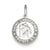 St. Christopher Medal, Charm in Sterling Silver