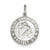 St. Christopher Medal, Charm in Sterling Silver