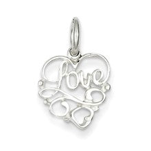 Sterling Silver Love Charm hide-image