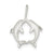 Sterling Silver Dolphins Charm hide-image