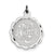 Mother Disc Charm in Sterling Silver