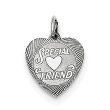 Sterling Silver Special Friend Disc Charm hide-image