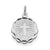 Confirmation Disc Charm in Sterling Silver