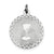 Holy Communion Disc Charm in Sterling Silver