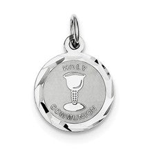 Sterling Silver Holy Communion Disc Charm hide-image