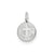 Baptism Disc Charm in Sterling Silver