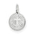 Sterling Silver Baptism Disc Charm hide-image