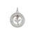 Happy Birthday Disc Charm in Sterling Silver