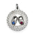 Sterling Silver Blessed Event Disc Charm hide-image