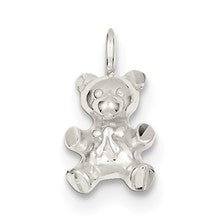 Sterling Silver Teddy Bear Charm hide-image