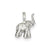 Elephant Charm in Sterling Silver