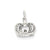 Crown Charm in Sterling Silver