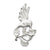 Hummingbird Charm in Sterling Silver