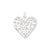 Best Mother Heart Charm in Sterling Silver