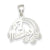 Sterling Silver #1 Madre Charm hide-image