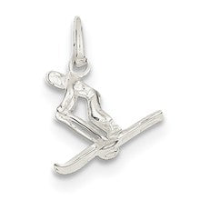 Sterling Silver Skier Charm hide-image