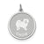 Sterling Silver Chow Disc Charm hide-image