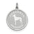 Sterling Silver Doberman Pinscher Disc Charm hide-image