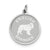 Sterling Silver English Springer Disc Charm hide-image