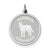 Sterling Silver German Shepherd Disc Charm hide-image