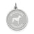 Sterling Silver Miniature Pinscher Disc Charm hide-image