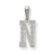 Sterling Silver Initial N Charm hide-image