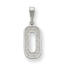 Sterling Silver Initial O Charm hide-image